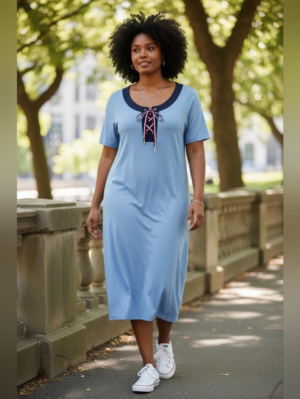 NWOT TOMMY HILFIGER (2X) Short Sleeve Cotton Dress or Loungewear